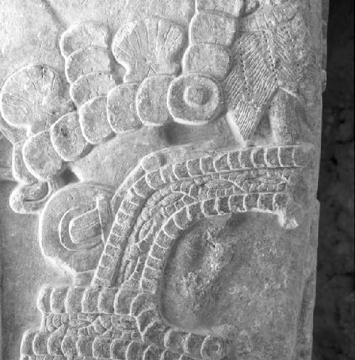 Detail of Stela 31 at Tikal