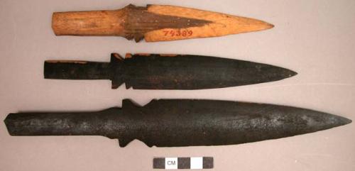 Bamboo spear points