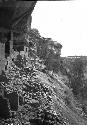 Cliff Palace - Looking South Along Edge of Ruin