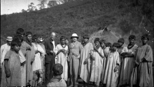 Monilone Indian Men and explorers