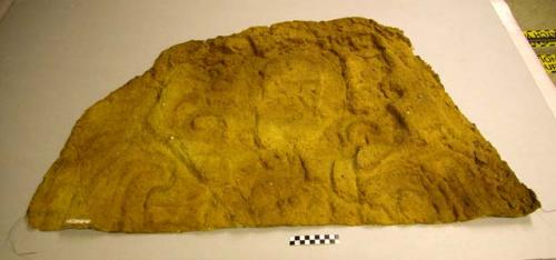 Paper mould taken from Maya stela 20