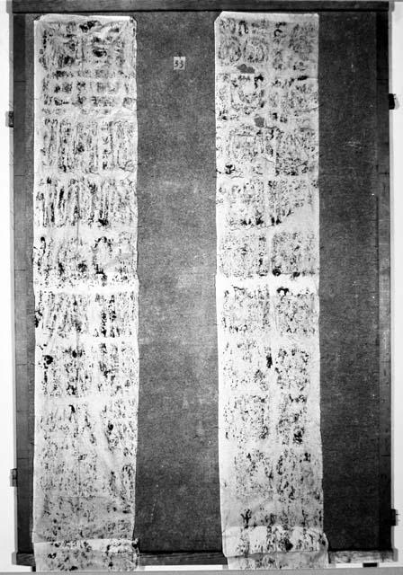 Stela 3. l. + r. top. (rubbing)