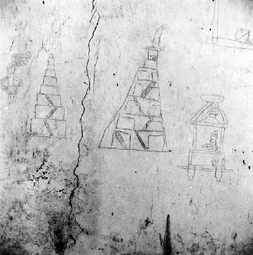 Graffito on Central Acropolis at Tikal