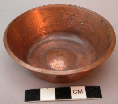 Copper tea cup