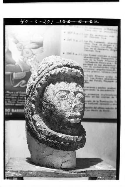 Head in serpent mouth merida Mus., Sala 1, #64.