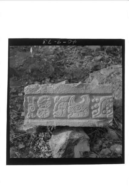 Glyphic band on stone 2