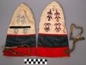 Pair shaman's cloth gloves