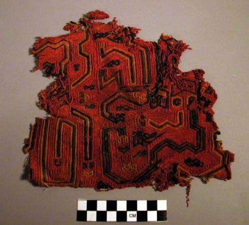 Mantle, embroidery, fragment