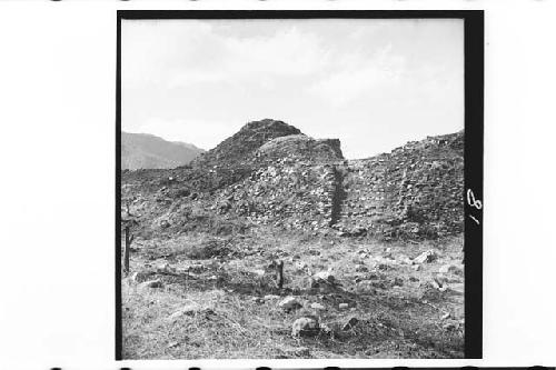 Stairway on the northeast side of the Acropolis at Chutix Tiox