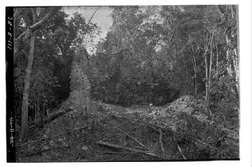 Building #4, north side roof comb