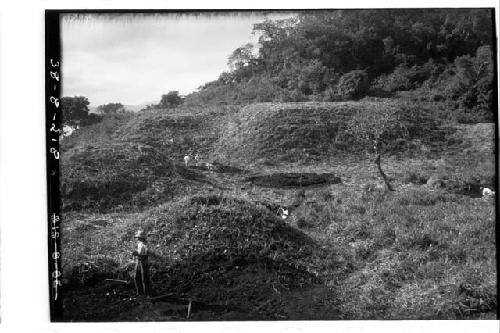 Mounds on Island of Agaltepac