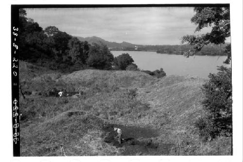 Mounds on Island of Agaltepac