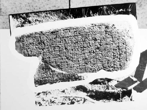 (See H 21-3-42, 44.) Stela 28. (Back)