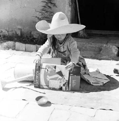 Girl with hat