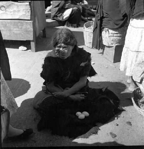 Woman at market