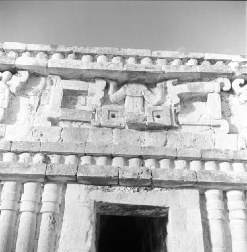 Façade of structure at Sayil