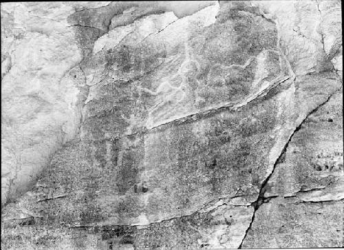 Pictograph, Zoomorphic, Pleasant Valley