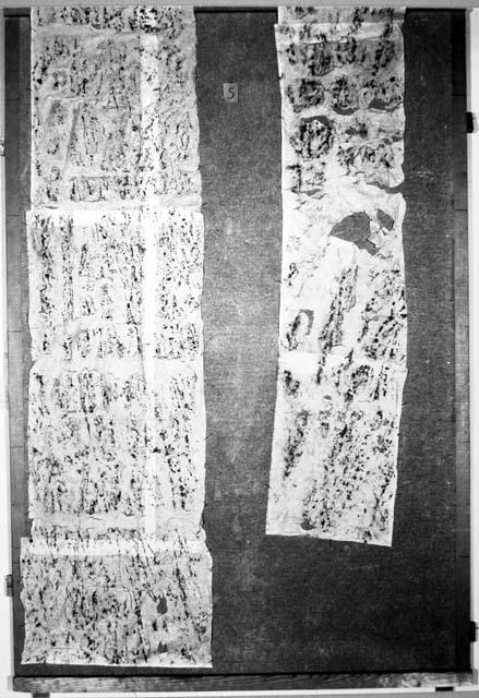 Stela 4, l. to  r. bottom (rubbing)