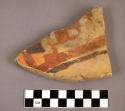 San bernardino polychrome potsherd