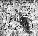 Mask on Temple of Warriors at Chichen Itza