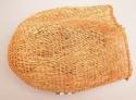 Woven, round base basket