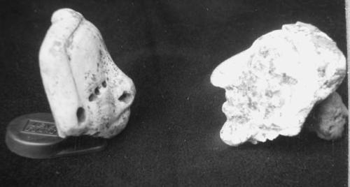 Figurine heads, 2, Las Charcas Phase