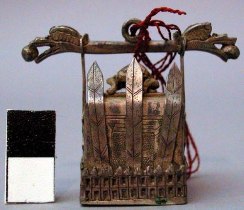 Amulet case, probably for bits of the scripture