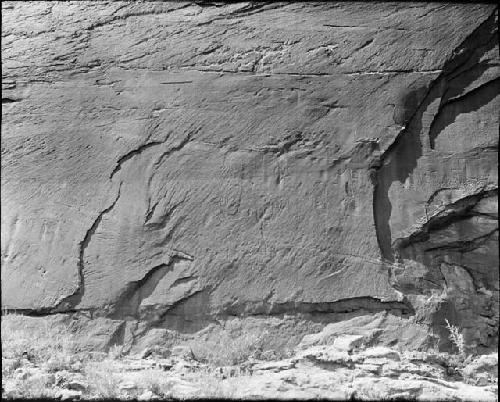 Pictographs near ruin 9