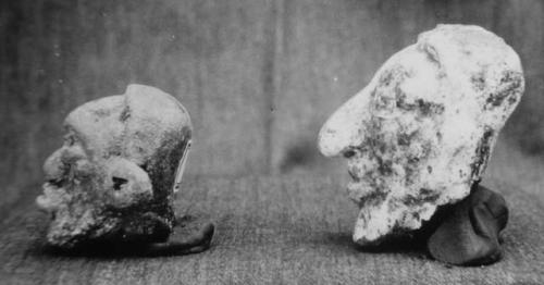 Figurine heads, 2, Las Charcas Phase