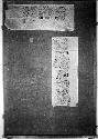 Stela 3. Front - horizontal  Right - vertical (rubbings)