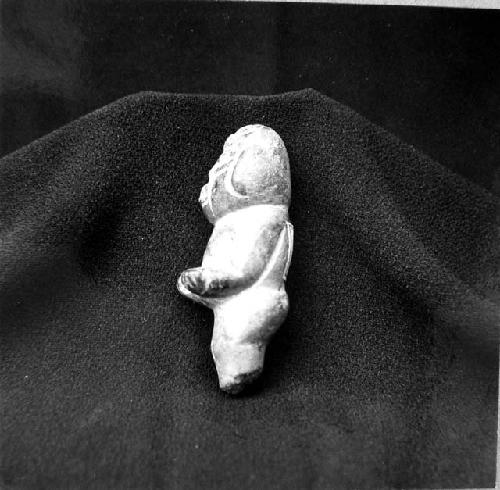 Olmec style, small stone statuette