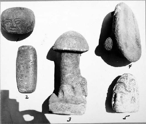 Stone specimens from Kamialjuyu