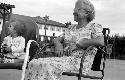 Woman and girl in chair