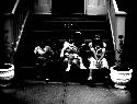 Children on steps