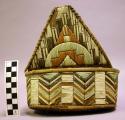 Quill ornamented bark catchall