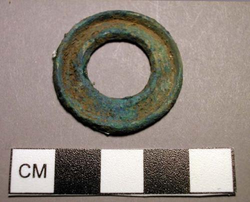 Pendant, disk-shaped