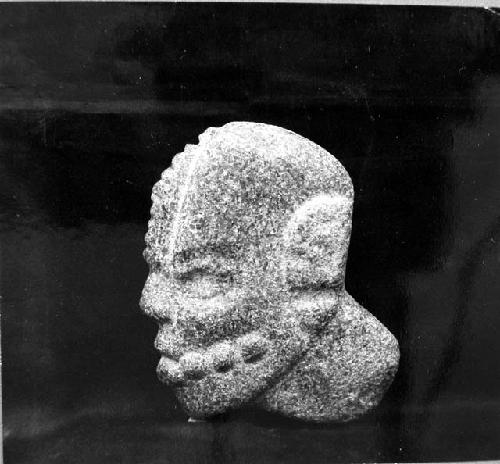 Flat or thin stone head, "hache" with tenon