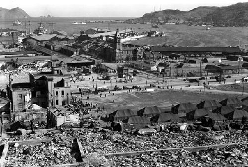 Overview of Pusan being rebuilt