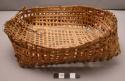 Coarse basketry sago strainer ("ple"), woven by men and women