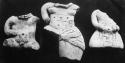 White figurine bodies (3)