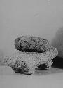 Metate of limestone