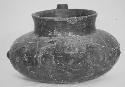 Pot 2 from Cache, Md. C-III-6 Black-Brown ware, spouted, effigy jar