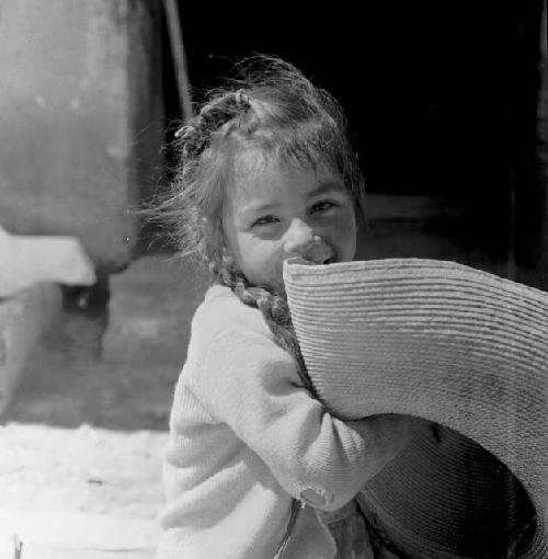 Girl with hat