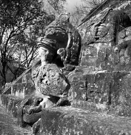 Detail of Hieroglyphic Stairway at Copan