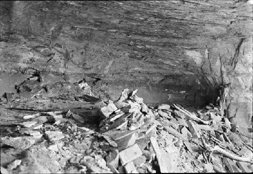 View of Walls in Red Snake Cave