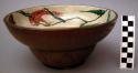 Ceramic bowl with bird motif
