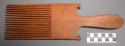 Wooden comb