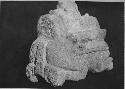 Limestone figure. Same as 54.15.7 (V.V.) back (or top) view