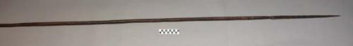 Spear, wooden point
