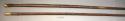 2 harpoon shafts of wood with ivory sockets